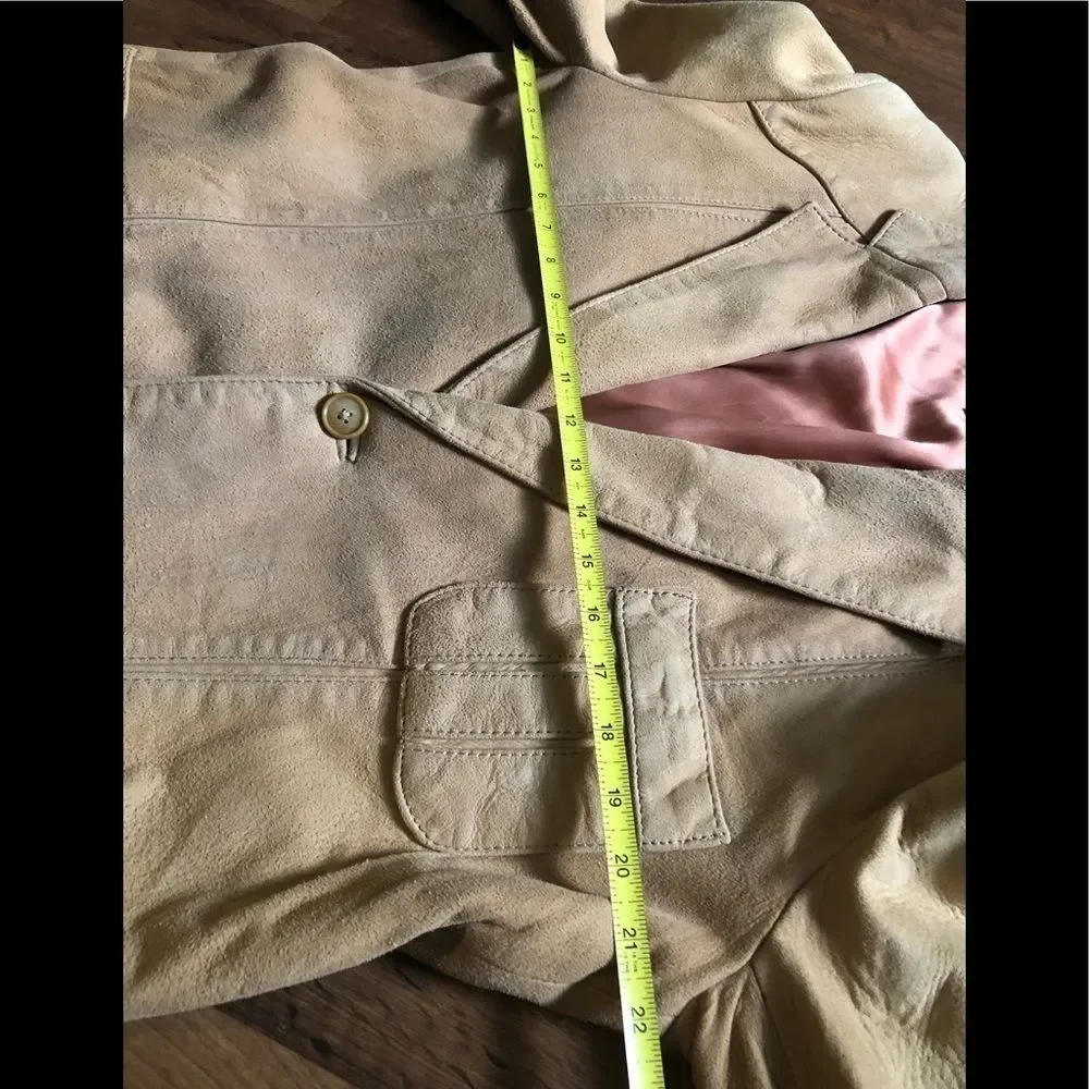vintage wilsons leather suede jacket blazer - Picture 9 of 10